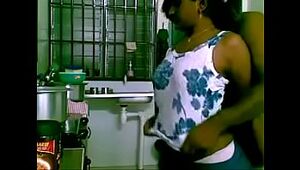 Witness maid pulverized by manager in the kitchen